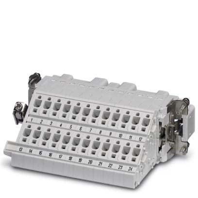 Phoenix Contact - Kontakteinsatz für Rechtecksteckverbinder Klemmenadapter HC-B 24-A-DT-PER-M Serie B24, 24-polig − 5 Stück