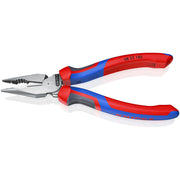 Knipex - Kombizange Spitzkombizange 08 22 185 SB poliert m.2K-Griffen