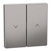 Merten - Abdeckung/Bedienelement für Installationsschalterprogramme Wippe nickelmet MEG3855-6050 Rollladenschalter