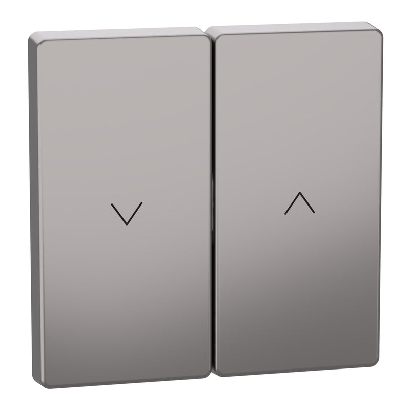 Merten - Abdeckung/Bedienelement für Installationsschalterprogramme Wippe nickelmet MEG3855-6050 Rollladenschalter