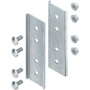 Niedax - Verbinder für Stiel/Profilschiene Längsverbinder VBI 80 (1Paar) − 1 Packung