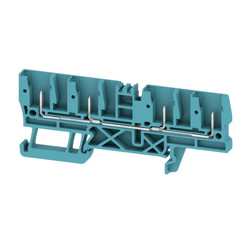 Weidmüller - Durchgangs-Reihenklemme Klemme ZT 2.5/4AN/4 BL Steckanschl.,2.5mm² − 50 Stück