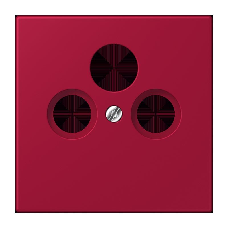Jung - Einsatz/Abdeckung für Kommunikationstechnik Abdeckung für Sat/BK-Dose LC 990 SAT 229 rouge carmin (32100)