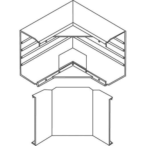 HKL - Inneneck für Leitungsführungskanal Inneneck gr I80190.1 Kanal-System GL − 2 Stück by HKL
