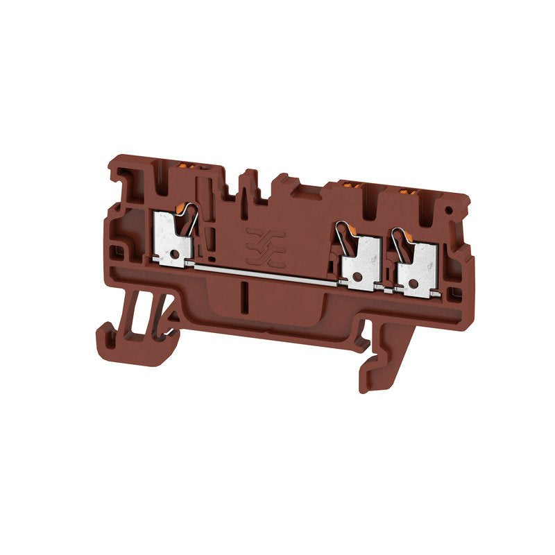 Weidmüller - Durchgangs-Reihenklemme Klemme A3C 1.5 BR PUSH IN, 1.5 mm² − 50 Stück