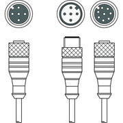 Leuze - Konfektioniertes Sensor-Aktor-Kabel Verbindungsleitung KY1 M12A5mM12ASPUR − 1 Stück