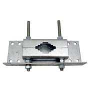 Televes - Antennenmontagematerial Mastfuß MAFU7689 bis 89 mm Zange