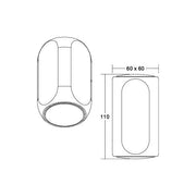 Brumberg Leuchten - Decken-/Wandleuchte LED-Wandleuchte 10114183 3000K