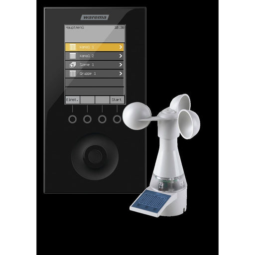 Warema Sonnen - Jalousiesteuerung Wisotronic 1-Kanal UP sw 1002841 inkl. Wetterstation