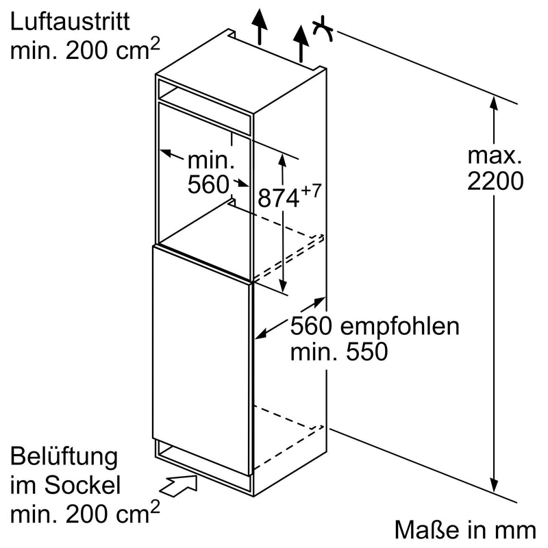 Siemens MDA - Kühlschrank EB-Kühlgerät KI21RVFE0 IQ300