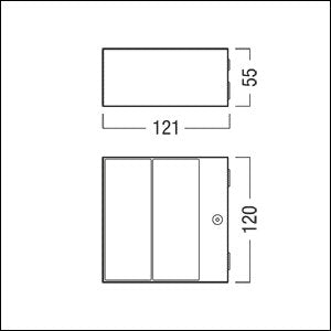 Zumtobel Group - Decken-/Wandleuchte LED-Wandleuchte SUISFW1700 #60211184 940, weiß