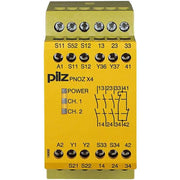 Pilz - Gerät zur Überwachung von sicherheitsgerichteten Stromkreisen Not-Aus-Schaltgerät PNOZ X4 #774730 24VDC 3n/o 1n/c