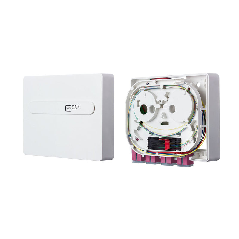 Metz Connect - Kommunikationsanschlussdose LWL OpDAT ADT Spli. OM4 1501171E04HC 4x SC-Simplex
