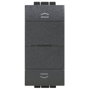 Legrand (BT) - Bussystem-Jalousieaktor Rollladenschalter Bticino L4027C 1-modul, anthrazit