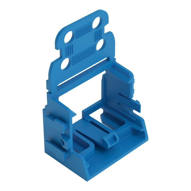 WAGO - Zubehör/Ersatzteile für Klemmen Befestigungsadapter 221-509/000-006 4qmm, blau − 10 Stück