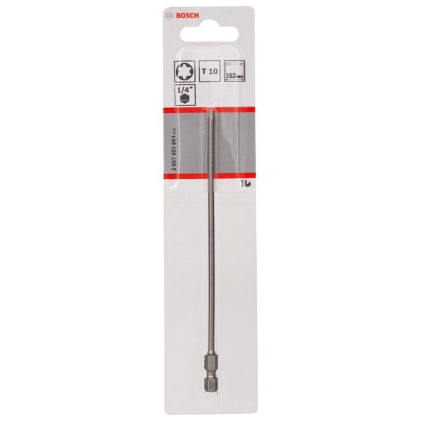 Bosch - Bit Schrauberbit Extra-Hart 2607001664 T10 152 mm 1er-Pack