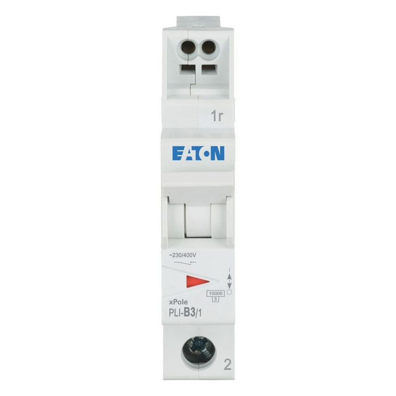 Eaton - Leitungsschutzschalter Leitungsschutzschalter PLI-B3/1 3 A, 1p,Steckkl. B − 12 Stück