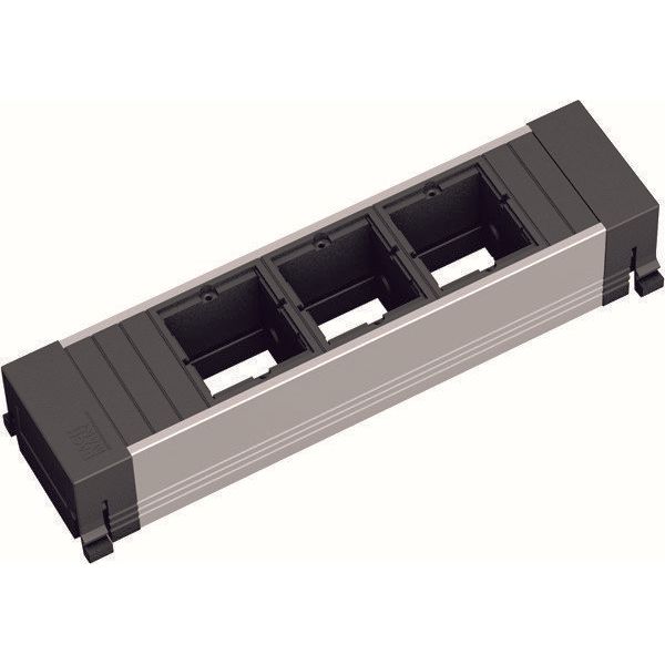 Bachmann - Mehrfachsteckdose Steckdoseneinheit 916.010 3-fach Alu