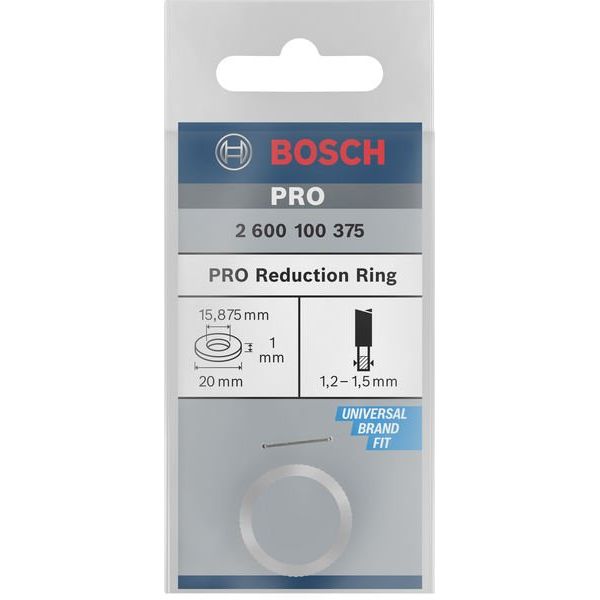 Bosch - Systemzubehör für Sägen (Akku/elektrisch/Druckluft) Reduzierring für PRO 2600100375 Kreissägeblatt 20 x