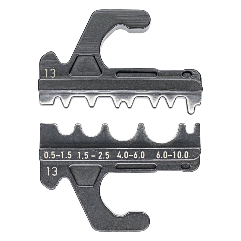 Knipex - Einsatz für Presswerkzeug Kabelschuhe/Verbinder, Aderendhülsen, Schirmanschluss Crimpeinsatz 97 39 13 für Presskabelschuhe