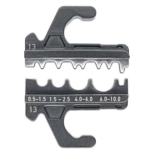 Knipex - Einsatz für Presswerkzeug Kabelschuhe/Verbinder, Aderendhülsen, Schirmanschluss Crimpeinsatz 97 39 13 für Presskabelschuhe
