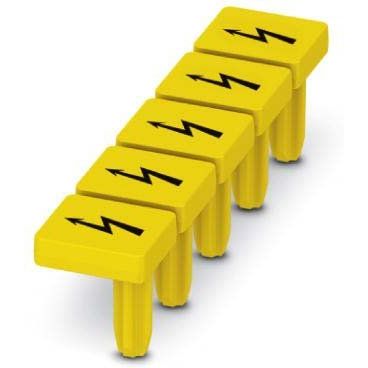 Phoenix Contact - Warn-/Hinweisschild Warnschild WS PT 4 ge/sw, 6,2mm − 10 Stück