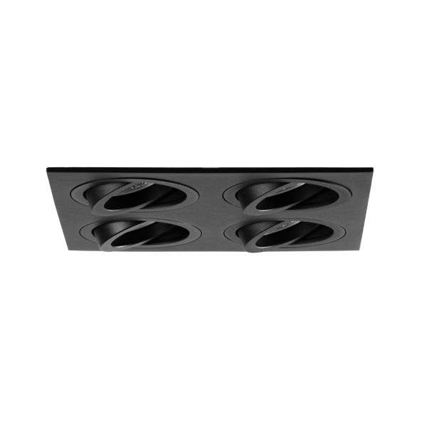 Brumberg Leuchten - Downlight/Strahler/Flutlicht Einbaumodul quadratisch 45029180 4-fach