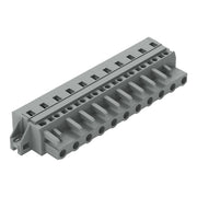 WAGO - Kabelsteckverbinder für Leiterplattensteckverbinder 1-Leiter-Federleiste 231-211/027-000 CAGECLAMP,2,5 mm²,gr − 10 Stück