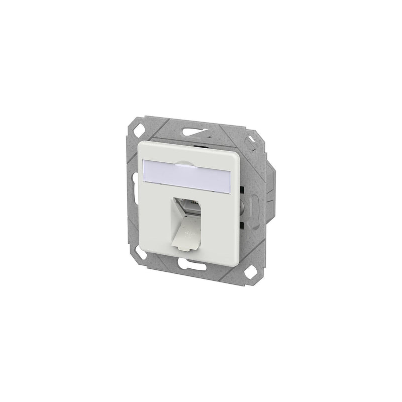 Metz Connect - Kommunikationsanschlussdose Kupfer RJ45 Anschlussdose IDC 130D371127-I verkehrsweiß − 10 Stück