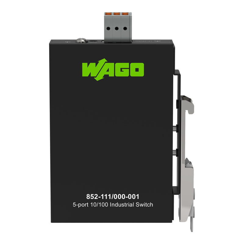WAGO - Netzwerk Switch Industrial-ECO-Switch 852-111/000-001 5 Ports, sw − 1 Stück