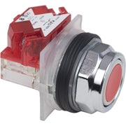 Schneider Electric - Drucktaster, Komplettgerät Drucktaster 9001KR1RH6 rot, D=30mm