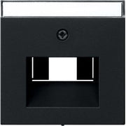 Gira - Einsatz/Abdeckung für Kommunikationstechnik Abdeckung sw 0284005 BSF UAE/IAE+Netzwerk