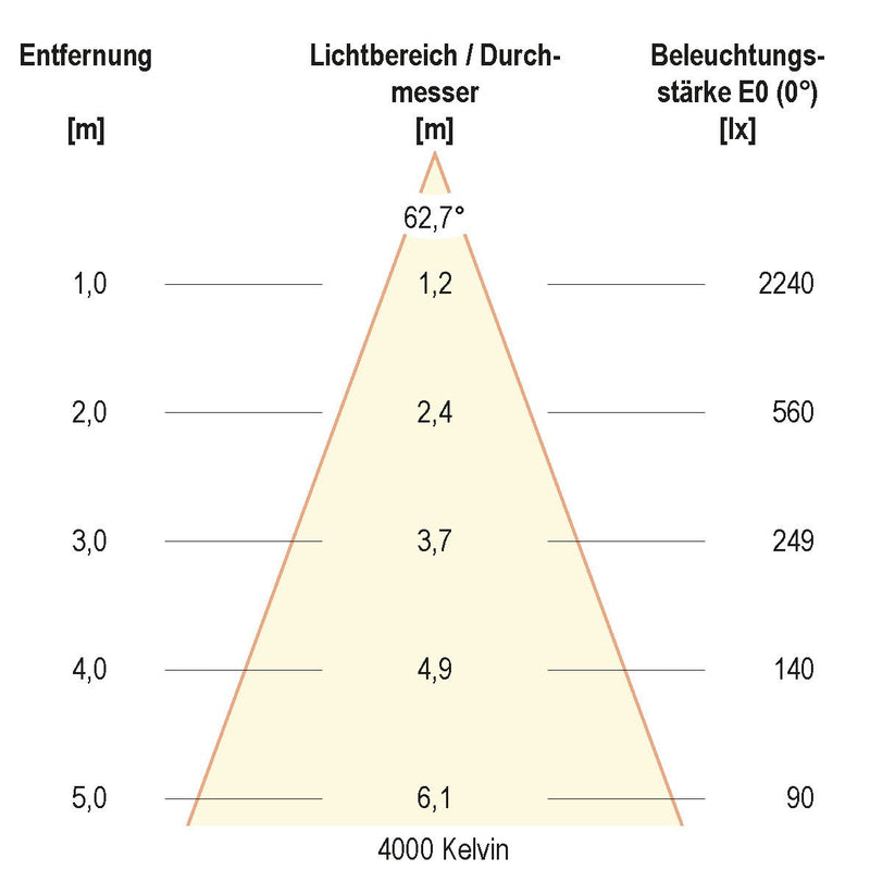 EVN Lichttechnik - Downlight/Strahler/Flutlicht LED-Anbauleuchte ALG54251525