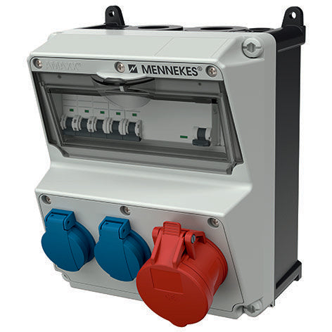 Mennekes - CEE-Steckdosen-Kombination (IEC 60309) Steckdosen-Kombination 920080 AMAXX, IP44