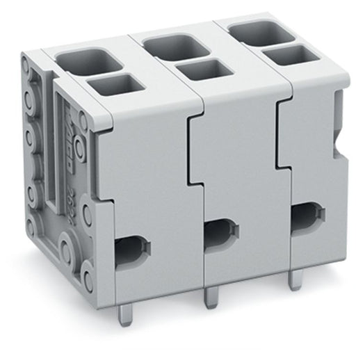 WAGO - Leiterplattenklemme 4mm² 2624-3303/000-004 Maß 7,5 mm,sw − 90 Stück