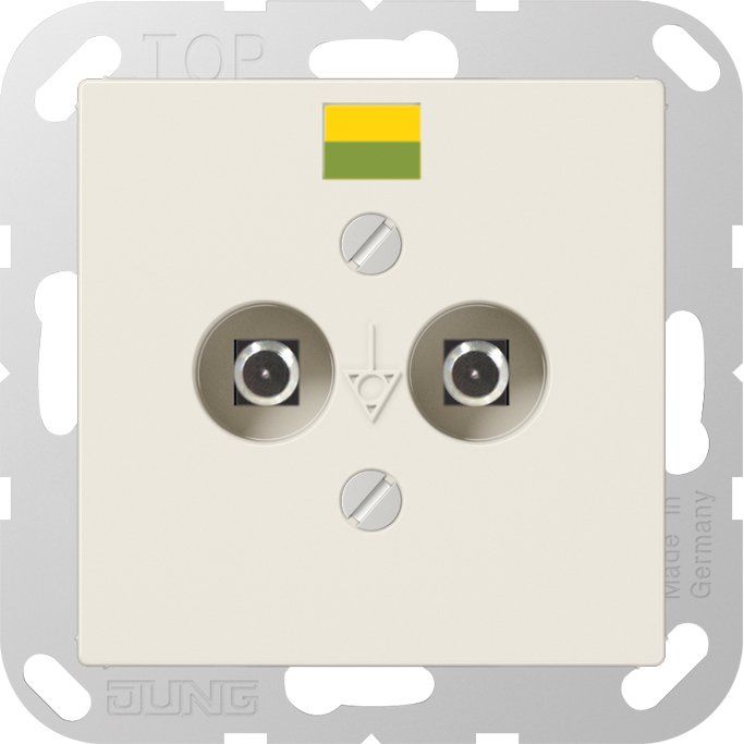 Jung - Potentialausgleichsdose Potential-Ausgl.Steckdose A 565-2 2 Steckerstifte