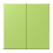 Jung - Abdeckung/Bedienelement für Installationsschalterprogramme Wippe für Taster 2fach LC 102 221 vert clair