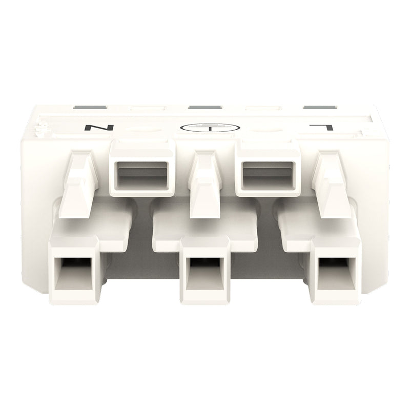 WAGO - Steckverbinder für steckbare Gebäudeinstallation Buchse 770-223 2x0,5-4mmq weiß − 100 Stück
