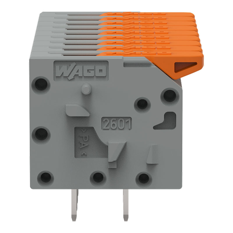 WAGO - Leiterplattenklemme 2601-1109 1,5mm²,gr − 60 Stück