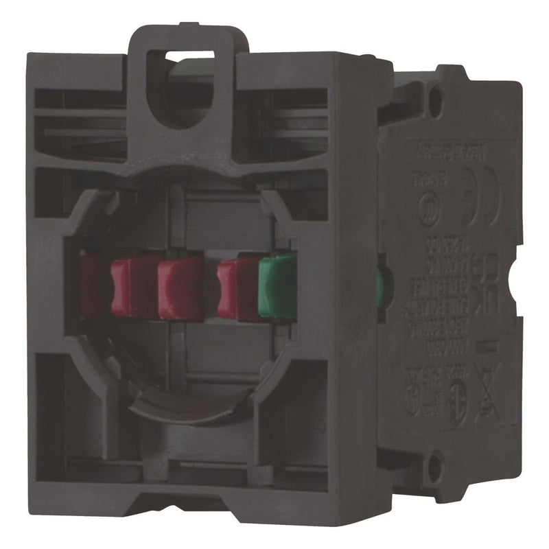 Eaton - Hilfsschalterblock Kontaktelement 2 Öffner M22-AK12SMC10 Selbstüberwachend