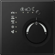 Jung - Bussystem-Raumtemperaturregler KNX-Stetigregler LS 2178 TS SWM graphitschwarz matt