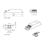 BEG Brück Electronic - Bewegungsmelder/Präsenzmelder komplett Präsenzmelder PD9-M-1C-SDB-IP65-DE