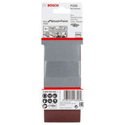 Bosch - Schleifpapier/Schleifvlies PRO X440 Schleifband, 65 x 2608606020 410 mm, G150, 3-tlg