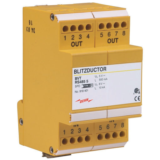 DEHN - Überspannungsableiter für Informations-/MSR-Technik ÜS-Ableiter Blitzductor VT BVT RS485 5