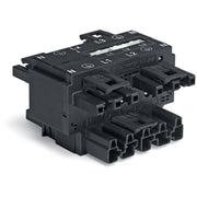 WAGO - Kompaktverteiler für steckbare Gebäudeinstallation Verteiler 770-640 5-polig/3-polig,sw − 10 Stück