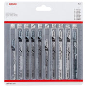 Bosch - Sägeblatt Sortiment 10-tlg. Stichsägeblatt-Set 2607011172 Clean Cutting