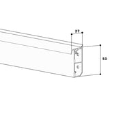 GGK - Sockelleistenkanal komplett SL-Unter-u.Obert. 20x50 T 112482 20x50 T alp − 2 Meter