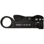 Knipex - Abisolier-/Abmantelwerkzeug Koax-Abisolierwerkzeug 16 60 05 SB 105mm