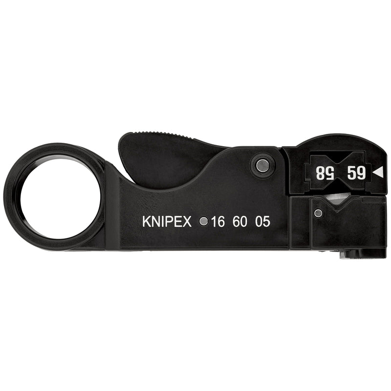 Knipex - Abisolier-/Abmantelwerkzeug Koax-Abisolierwerkzeug 16 60 05 SB 105mm