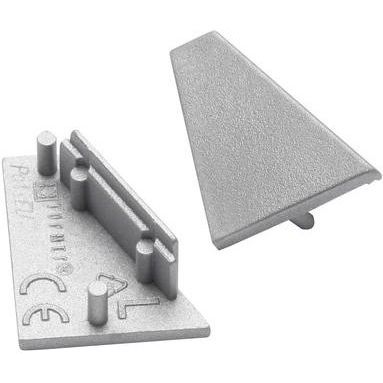 Brumberg Leuchten - Mechanisches Zubehör/Ersatzteile für Leuchten Endkappen-Set 53037260 silber